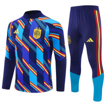Mens Spain Training Suit Blue 2026