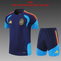 Kids Spain Short Training Suit Royal 2026