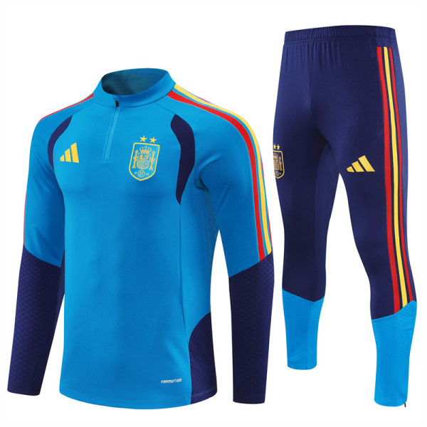Mens Spain Training Suit Blue 2026