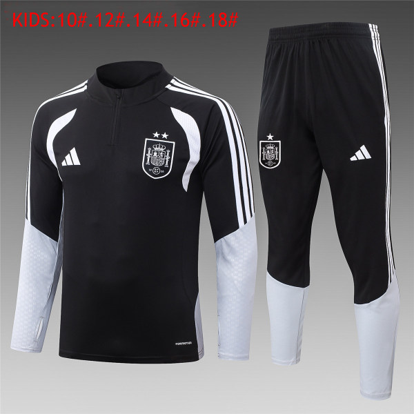Kids Spain Training Suit Black 2026