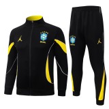 Mens Brazil Jacket + Pants Training Suit Black 2026