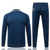 Mens Italy Jacket + Pants Training Suit Blueish Grey 2026