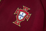 Mens Portugal Jacket + Pants Training Suit Burgundy 2026
