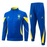 Mens Brazil Jacket + Pants Training Suit Blue 2026