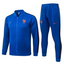 Mens France Jacket + Pants Training Suit Blue 2026