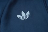 Mens Italy Jacket + Pants Training Suit Blueish Grey 2026
