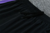 Mens Barcelona Short Training Suit Purple 2026/27