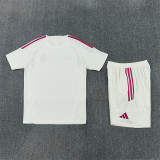 Kids Real Madrid Short Training Suit Cream 2026/27