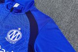 Mens Olympique Marseille Training Suit Blue 2026/27
