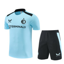 Mens Feyenoord Short Training Suit Light Blue 2026/27