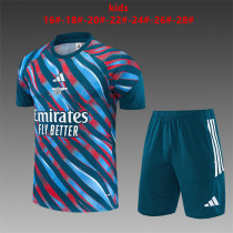 Kids Arsenal Short Training Suit Red - Blue 2026/27
