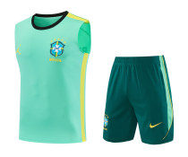 Mens Brazil Singlet Suit Green 2026