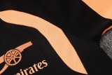 Mens Arsenal Polo Shirt Black - Orange 2026/27