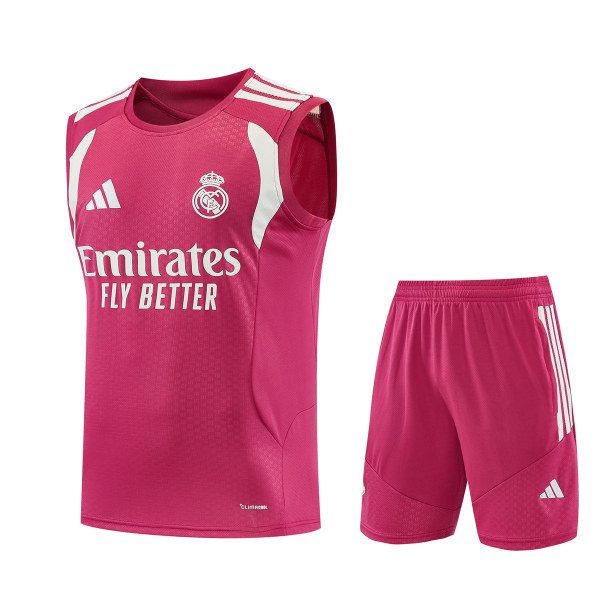 Mens Real Madrid Singlet Suit Pink 2026/27