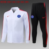 Kids PSG Jacket + Pants Training Suit White 2026/27