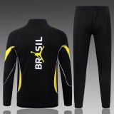 Kids Brazil Jacket + Pants Training Suit Black 2026