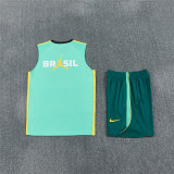 Mens Brazil Singlet Suit Green 2026
