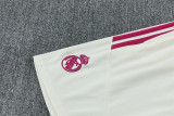 Mens Real Madrid Short Training Suit Cream 2026/27