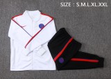 Mens PSG Jacket + Pants Training Suit White 2026/27