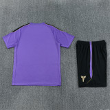 Kids Barcelona Short Training Suit Purple 2026/27