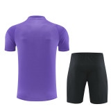 Mens Barcelona Short Training Suit Purple 2026/27