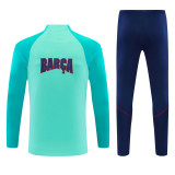 Mens Barcelona Training Suit Green 2026/27