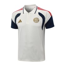 Mens Bayern Munich Polo Shirt Cream 2026/27