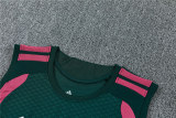 Mens Real Madrid Singlet Suit Green 2026/27