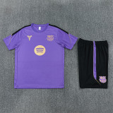 Kids Barcelona Short Training Suit Purple 2026/27