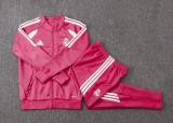 Kids Real Madrid Jacket + Pants Training Suit Pink 2026/27