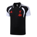 Mens Liverpool Polo Shirt Black 2026/27