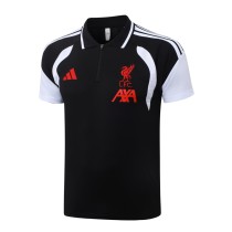 Mens Liverpool Polo Shirt Black 2026/27
