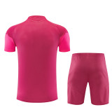 Mens Real Madrid Short Training Suit Pink 2026/27