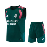 Mens Real Madrid Singlet Suit Green 2026/27