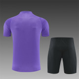 Kids Barcelona Short Training Suit Purple 2026/27