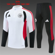 Kids Ajax Training Suit White 2026/27
