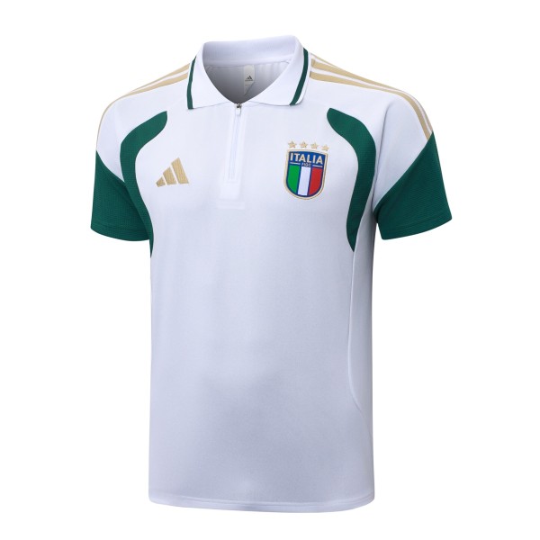 Mens Italy Polo Shirt White 2026