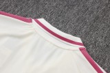 Mens Real Madrid Polo Shirt Cream 2026/27