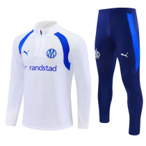 Mens Olympique Marseille Training Suit White 2026/27