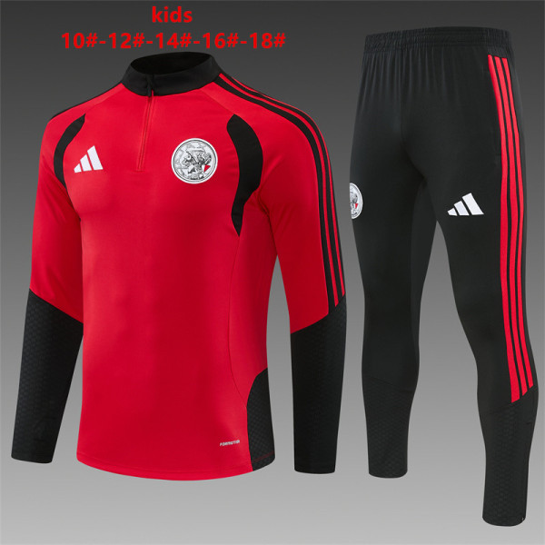 Kids Ajax Training Suit Red 2026/27