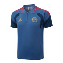 Mens Bayern Munich Polo Shirt Greyish Blue 2026/27