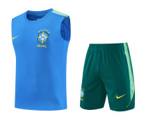 Mens Brazil Singlet Suit Blue 2026