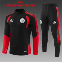 Kids Ajax Training Suit Black 2026/27