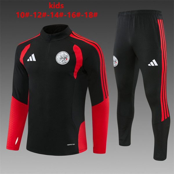 Kids Ajax Training Suit Black 2026/27
