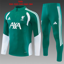 Kids Liverpool Training Suit Green 2026/27