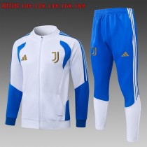Kids Juventus Jacket + Pants Training Suit White 2026/27