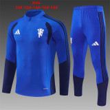 Kids Manchester United Training Suit Blue 2026/27
