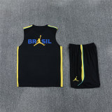 Mens Brazil Singlet Suit Jordan Black 2026