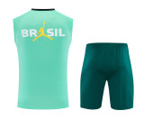 Mens Brazil Singlet Suit Green 2026
