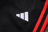 Mens Manchester United Jacket + Pants Training Suit Black 2026/27